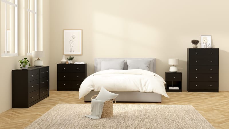 Renor Kommode dobbelt kommode med 6 skuffer 143x30x68 cm - Opbevaring - Opbevaringsmøbler - Kommode