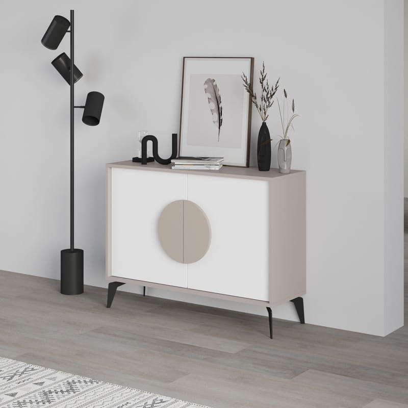 Rolina Konsolbord 110 cm - Lys mokka Hvid - Opbevaring - Opbevaringsmøbler - Skænke & sideboards
