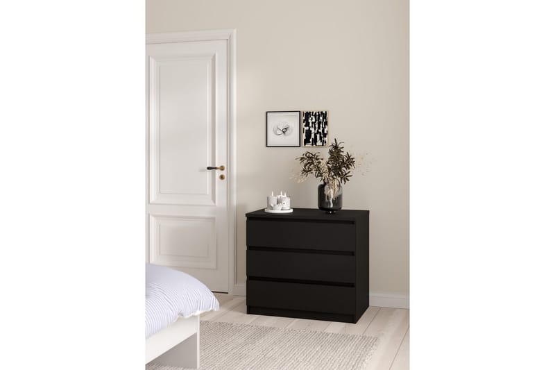 Salomns Kommode 77 cm - Sort - Opbevaring - Opbevaringsmøbler - Kommode
