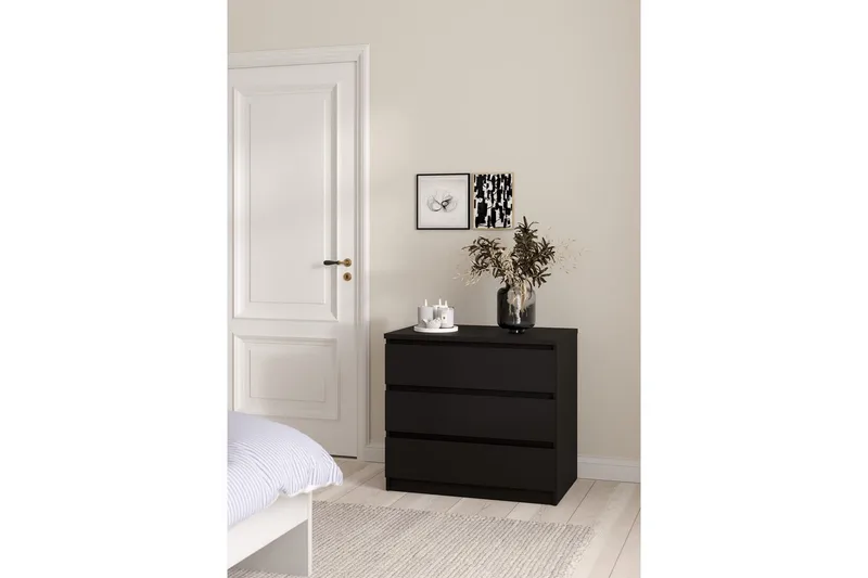 Salomns Kommode 77 cm - Sort - Opbevaring - Opbevaringsmøbler - Kommode
