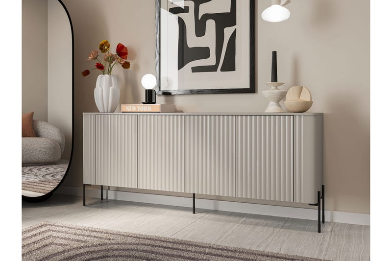 Sherie Skænk 190x40 cm, Beige