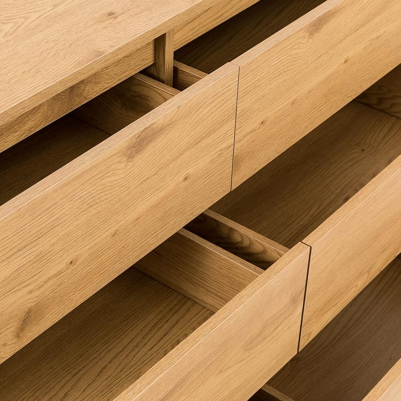 Side Board HOME4YOU - egetræsbark - Opbevaring - Opbevaringsmøbler - Skænke & sideboards