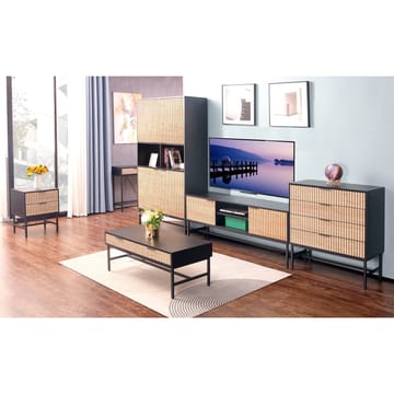 Side Board HOME4YOU - sort / lyst træ - Opbevaring - Opbevaringsmøbler - Skænke & sideboards