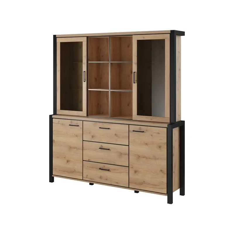 Sideboard- 26 hjørneskabssæt Aktiv 4 døre 3 skuffer 04+26, undefined