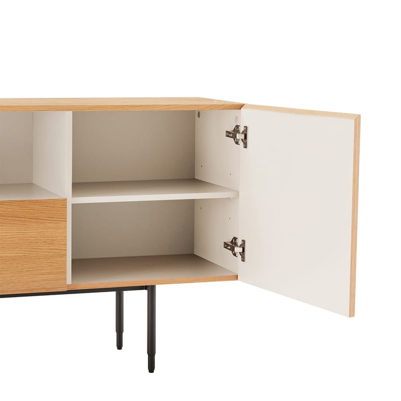 Sideboard HOME4YOU 180x40x76 cm - Beige - Opbevaring - Opbevaringsmøbler - Skænke & sideboards
