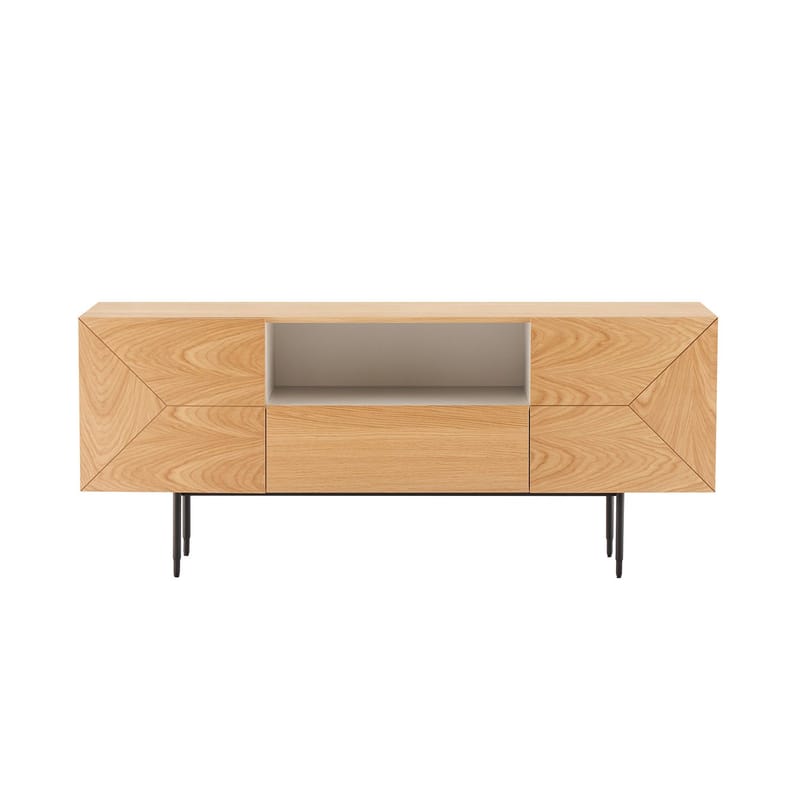 Sideboard HOME4YOU 180x40x76 cm - Beige - Opbevaring - Opbevaringsmøbler - Skænke & sideboards