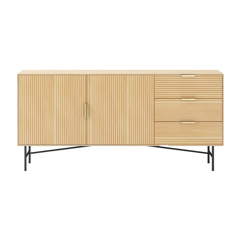 Sideboard HOME4YOU - Beige - Opbevaring - Opbevaringsmøbler - Skænke & sideboards