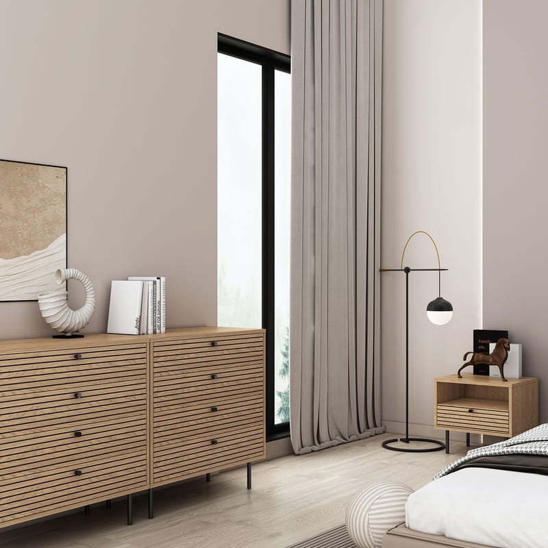 Sideboard HOME4YOU - Brun - Opbevaring - Opbevaringsmøbler - Kommode