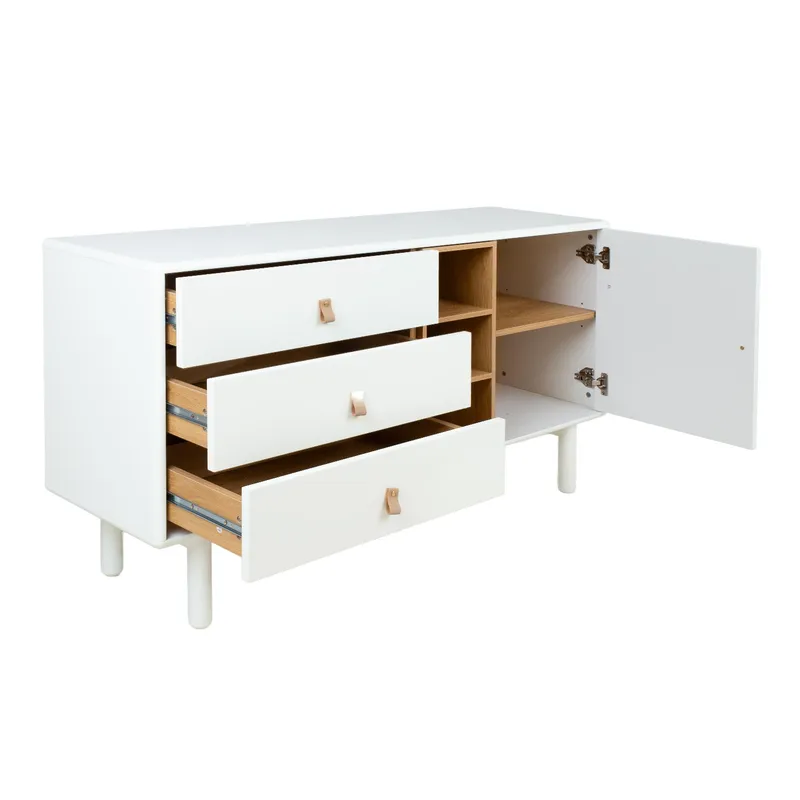 Sideboard HOME4YOU - Hvid - Opbevaring - Opbevaringsmøbler - Skænke & sideboards