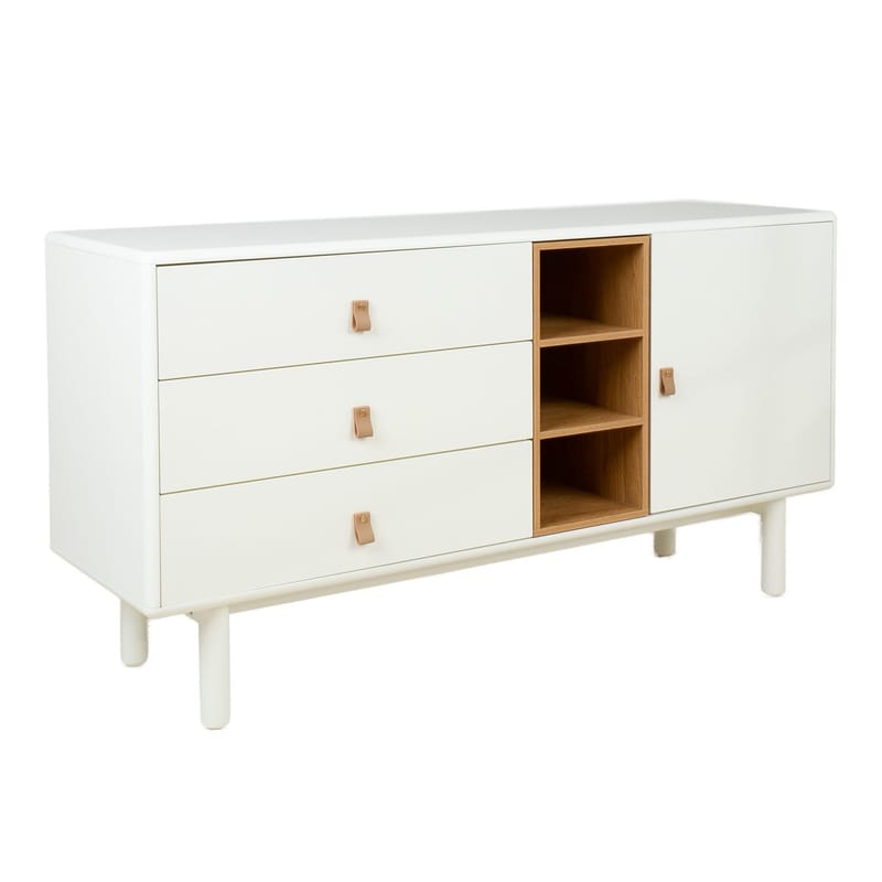 Sideboard HOME4YOU - Hvid - Opbevaring - Opbevaringsmøbler - Skænke & sideboards