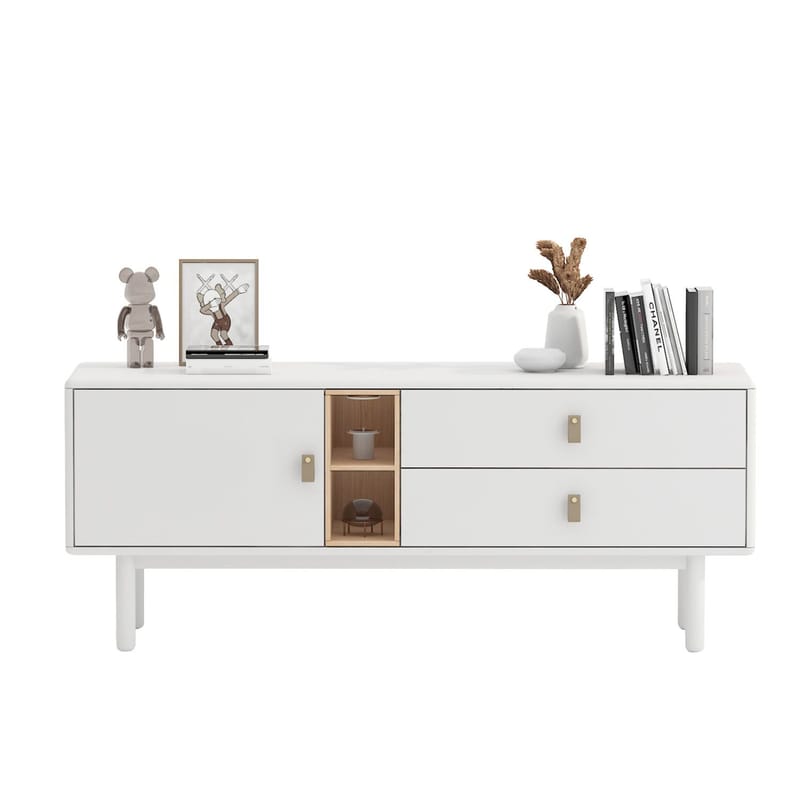 Sideboard HOME4YOU - Hvid - Opbevaring - Opbevaringsmøbler - Skænke & sideboards