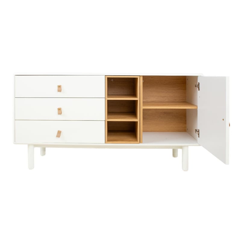 Sideboard HOME4YOU - Hvid - Opbevaring - Opbevaringsmøbler - Skænke & sideboards