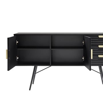 Sideboard HOME4YOU - Sort - Opbevaring - Opbevaringsmøbler - Skænke & sideboards