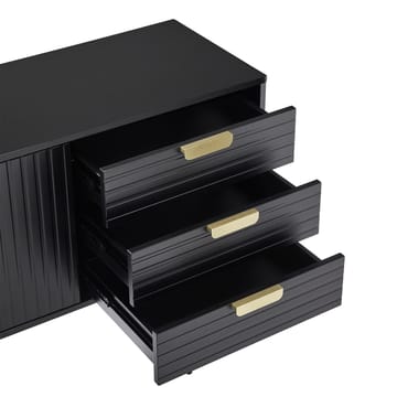 Sideboard HOME4YOU - Sort - Opbevaring - Opbevaringsmøbler - Skænke & sideboards