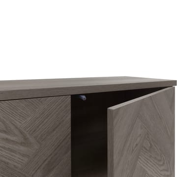 Sideboard Loft24 Vitt fiskbensmönster/vit ek - Hvid eg i sildebensmønster / hvid eg - Opbevaring - Opbevaringsmøbler - Skænke & sideboards