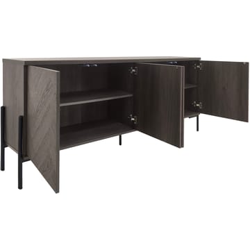 Sideboard Loft24 Vitt fiskbensmönster/vit ek - Hvid eg i sildebensmønster / hvid eg - Opbevaring - Opbevaringsmøbler - Skænke & sideboards