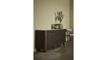 Skænk Ödalen med Keramisk Top - Brunlakeret egetræsfiner - Opbevaring - Opbevaringsmøbler - Skænke & sideboards