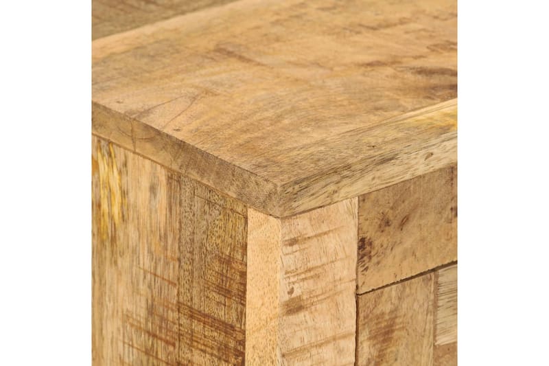 skænk 110x30x74 cm ru mangotræ - Brun - Skænke & sideboards
