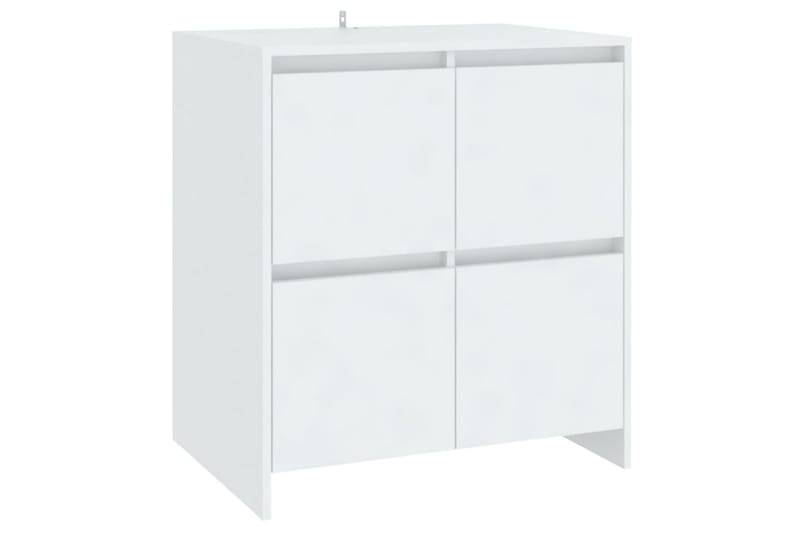 skænk 3 dele konstrueret træ hvid - Hvid - Opbevaring - Opbevaringsmøbler - Skænke & sideboards