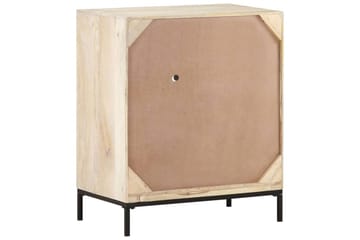 Skænk 60x35x70 cm massivt Mangotræ og Naturligt Rørflet - Brun - Opbevaring - Opbevaringsmøbler - Skænke & sideboards
