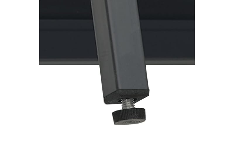 skænk 70x35x70 cm stål og glas antracitgrå - Antracit - Skænke & sideboards