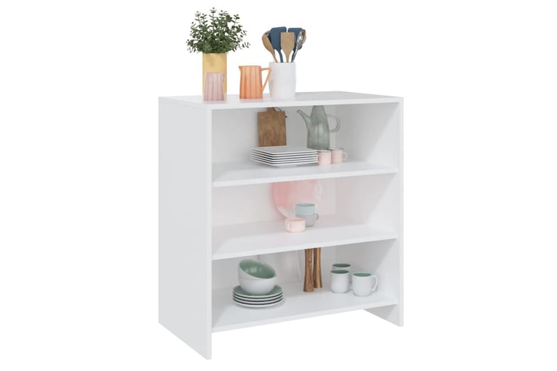 skænk 70x40,5x75 cm spånplade hvid - Hvid - Opbevaring - Opbevaringsmøbler - Skænke & sideboards