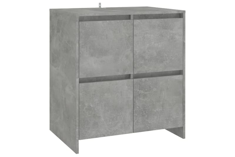 skænk 70x41x75 cm spånplade betongrå - Grå - Opbevaring - Opbevaringsmøbler - Skænke & sideboards