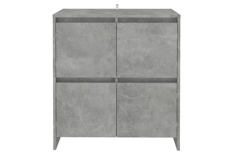 skænk 70x41x75 cm spånplade betongrå - Grå - Opbevaring - Opbevaringsmøbler - Skænke & sideboards