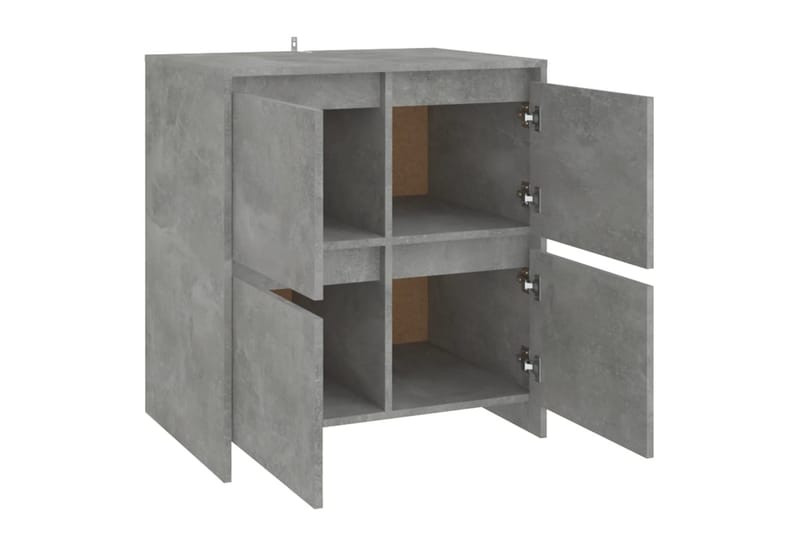 skænk 70x41x75 cm spånplade betongrå - Grå - Opbevaring - Opbevaringsmøbler - Skænke & sideboards
