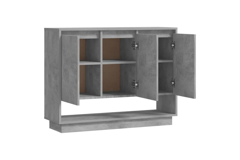 skænk 97x31x75 cm spånplade betongrå - Grå - Opbevaring - Opbevaringsmøbler - Skænke & sideboards