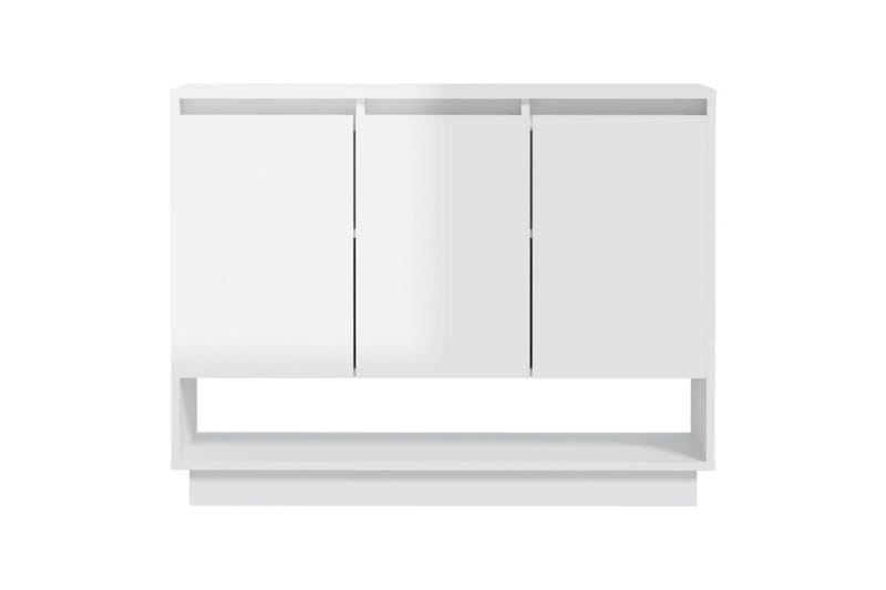 skænk 97x31x75 cm spånplade hvid højglans - Hvid - Opbevaring - Opbevaringsmøbler - Skænke & sideboards
