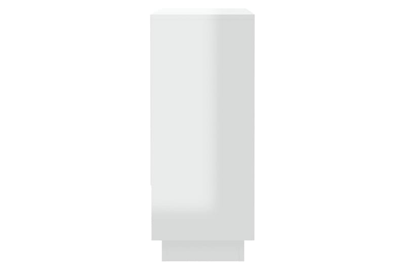 skænk 97x31x75 cm spånplade hvid højglans - Hvid - Opbevaring - Opbevaringsmøbler - Skænke & sideboards