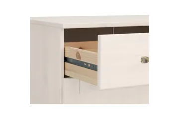 Skænk Alby 125x38x85 cm, Hvid - 125x38x85 cm, Hvid - Opbevaring - Opbevaringsmøbler - Skænke & sideboards