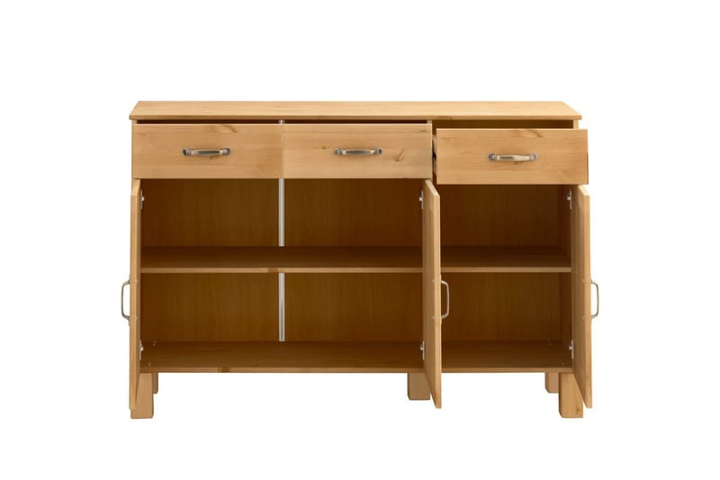 Skænk Alby 125x38x85 cm, Natur - 125x38x85 cm, Natur - Opbevaring - Opbevaringsmøbler - Skænke & sideboards
