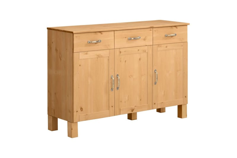 Skænk Alby 125x38x85 cm, Natur - 125x38x85 cm, Natur - Opbevaring - Opbevaringsmøbler - Skænke & sideboards