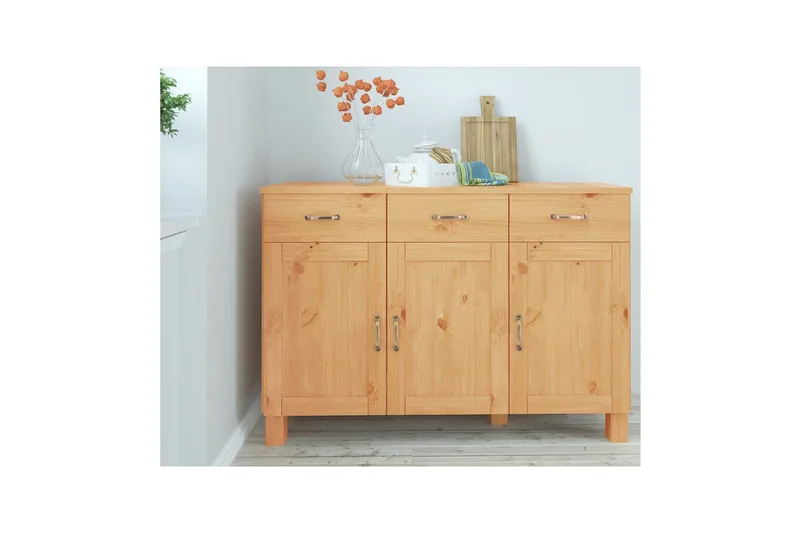 Skænk Alby 125x38x85 cm, Natur - 125x38x85 cm, Natur - Opbevaring - Opbevaringsmøbler - Skænke & sideboards