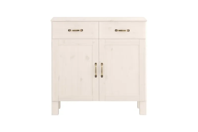 Skænk Alby 85x38x85 cm, Hvid - 85x38x85 cm, Hvid - Opbevaring - Opbevaringsmøbler - Skænke & sideboards