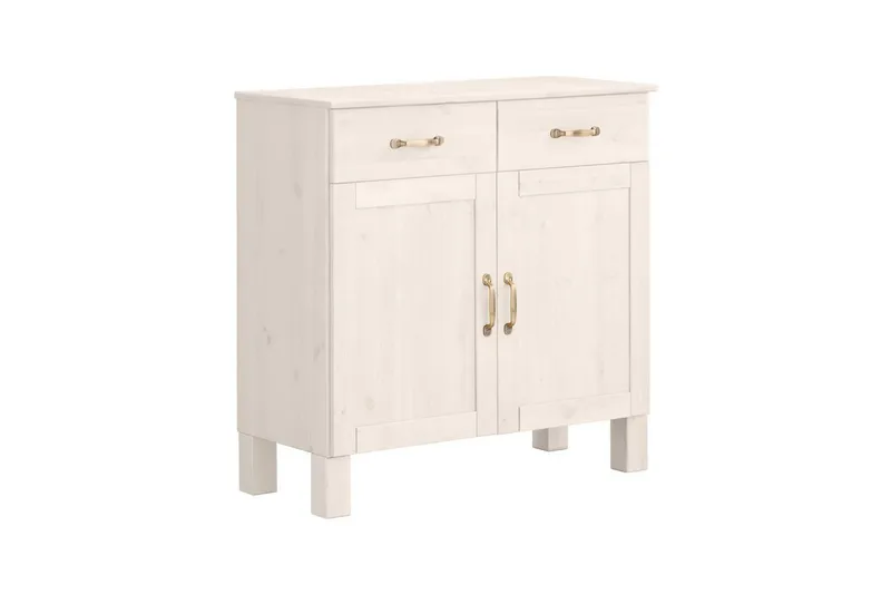 Skænk Alby 85x38x85 cm, Hvid - 85x38x85 cm, Hvid - Opbevaring - Opbevaringsmøbler - Skænke & sideboards