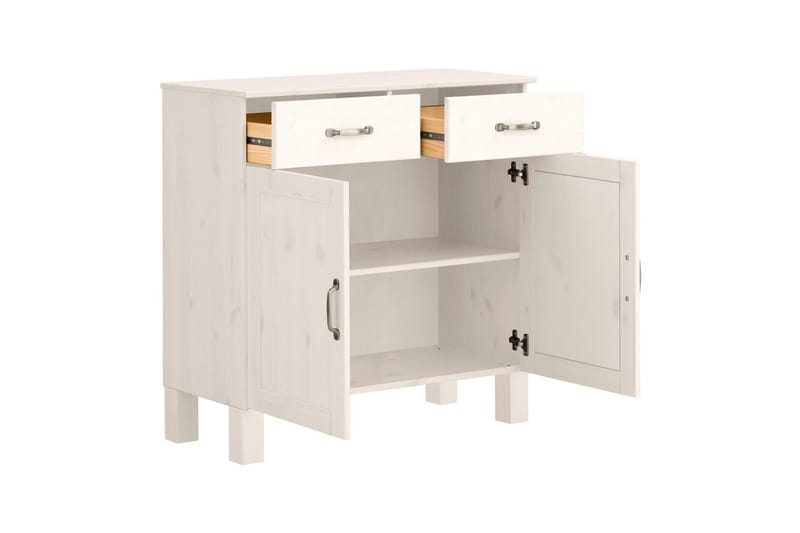 Skænk Alby 85x38x85 cm, Hvid - 85x38x85 cm, Hvid - Opbevaring - Opbevaringsmøbler - Skænke & sideboards