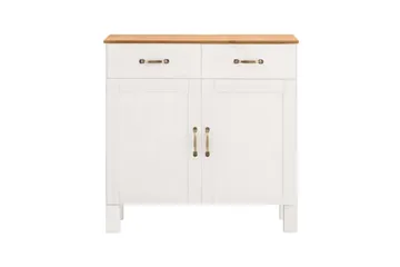 Skænk Alby 85x38x85 cm, Hvid/Honning - 85x38x85 cm, Hvid/Honning - Opbevaring - Opbevaringsmøbler - Skænke & sideboards