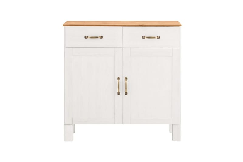 Skænk Alby 85x38x85 cm, Hvid/Honning - 85x38x85 cm, Hvid/Honning - Opbevaring - Opbevaringsmøbler - Skænke & sideboards