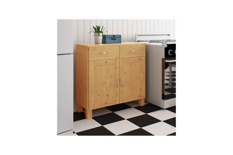 Skænk Alby 85x38x85 cm, Natur - 85x38x85 cm, Natur - Opbevaring - Opbevaringsmøbler - Skænke & sideboards