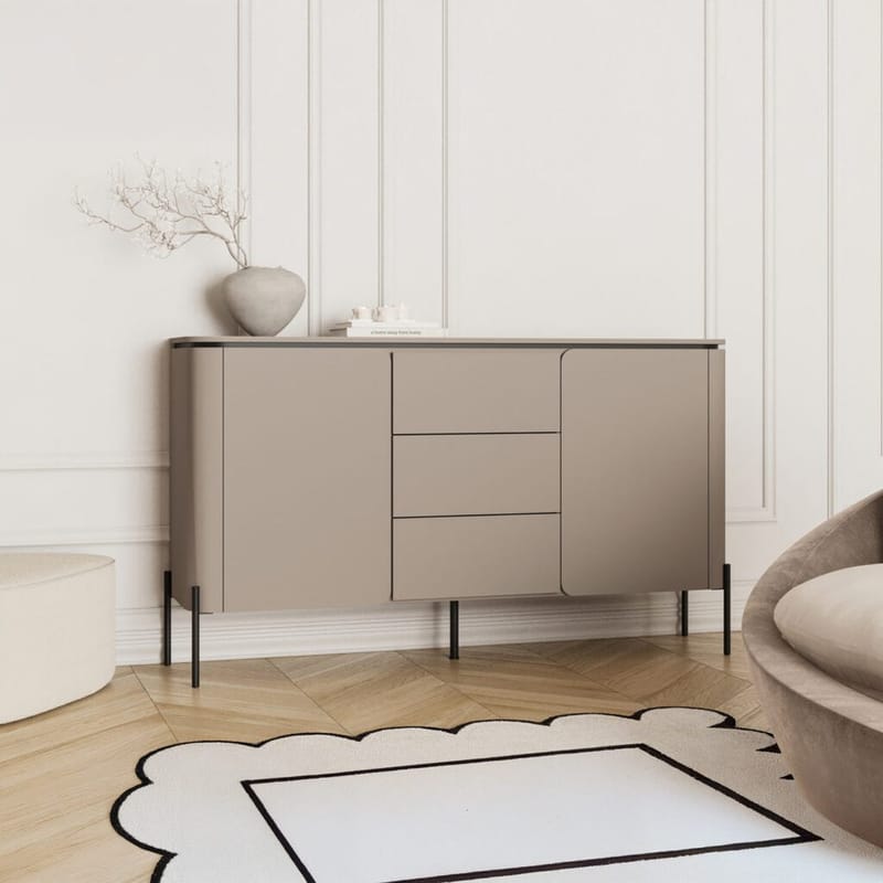 Skænk Bello 2 døre med 3 skuffer - Opbevaring - Opbevaringsmøbler - Skænke & sideboards