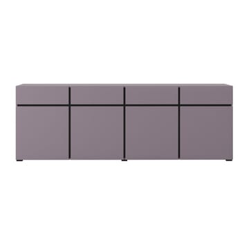 Skænk Cross 4 døre med 4 skuffer - Blomme - Sort Onyx - Opbevaring - Opbevaringsmøbler - Skænke & sideboards