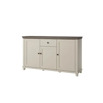 Skænk Evora 3 Døre 1 Skuffe - Lys Beige - Opbevaring - Opbevaringsmøbler - Skænke & sideboards