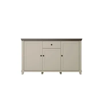 Skænk Evora 3 Døre 1 Skuffe - Lys Beige - Opbevaring - Opbevaringsmøbler - Skænke & sideboards