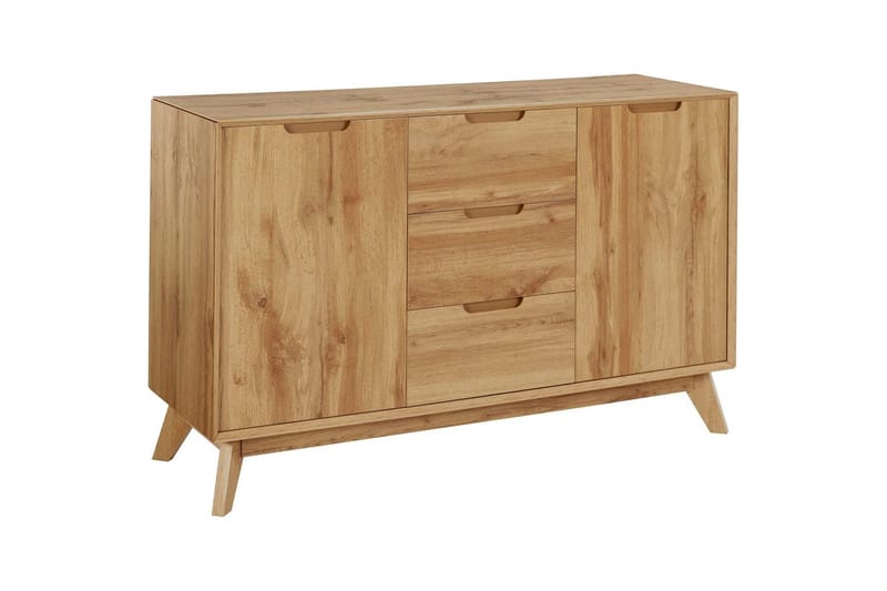 Skænk Ezra 120x40x75 cm, Wotan Eg - 120x40x75 cm, Wotan Eg - Opbevaring - Opbevaringsmøbler - Skænke & sideboards