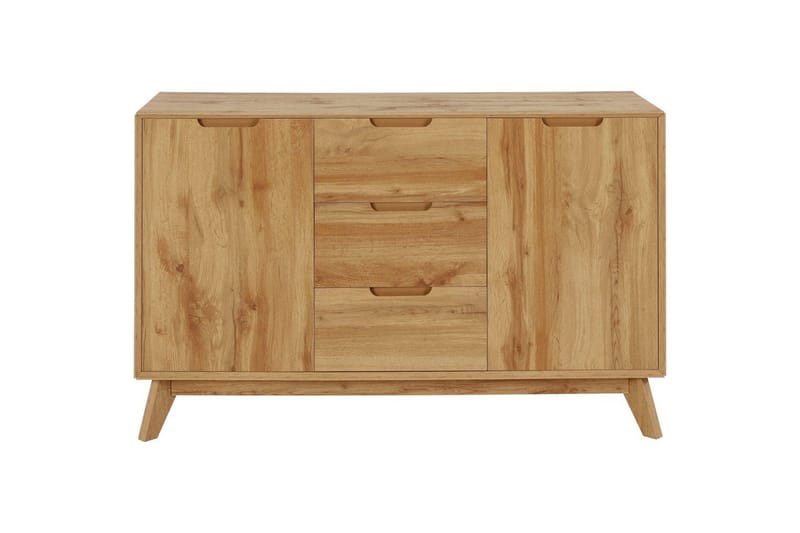 Skænk Ezra 120x40x75 cm, Wotan Eg - 120x40x75 cm, Wotan Eg - Opbevaring - Opbevaringsmøbler - Skænke & sideboards