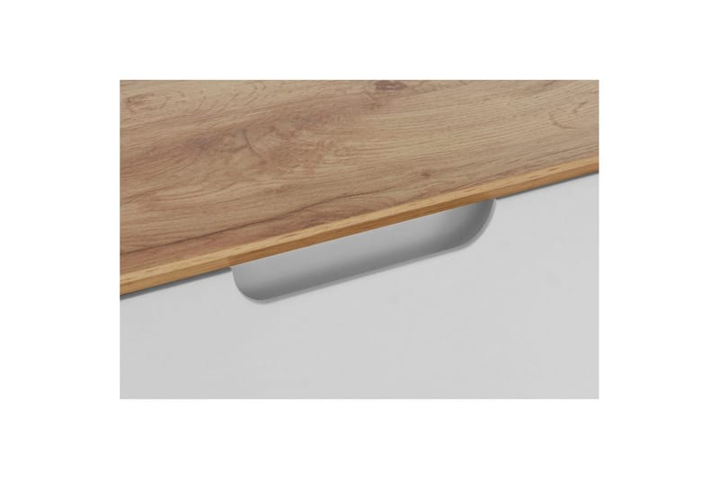 Skænk Ezra 120x40x75 cm, Wotan Eg/Hvid - 120x40x75 cm, Wotan Eg/Hvid - Opbevaring - Opbevaringsmøbler - Skænke & sideboards