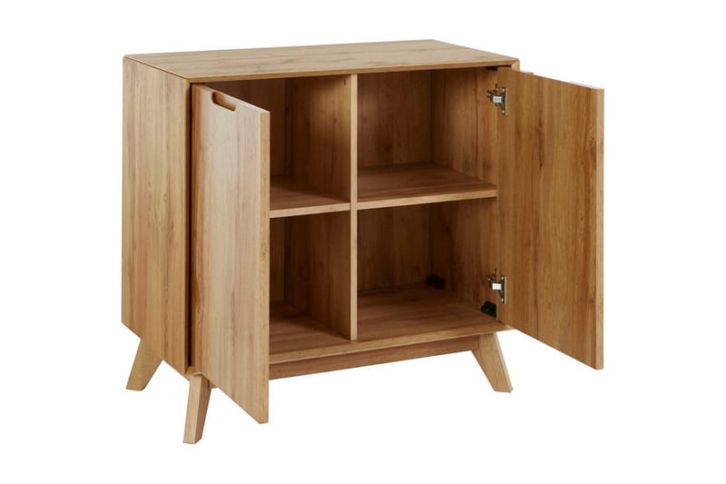 Skænk Ezra 80x40x75 cm, Wotan Eg - 80x40x75 cm, Wotan Eg - Opbevaring - Opbevaringsmøbler - Skænke & sideboards